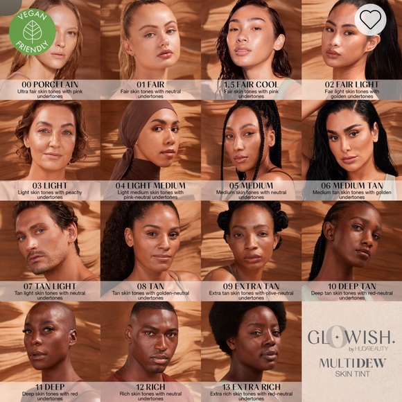 GloWish Multidew Vegan Skin Tint Foundation - Picture 2 of 4